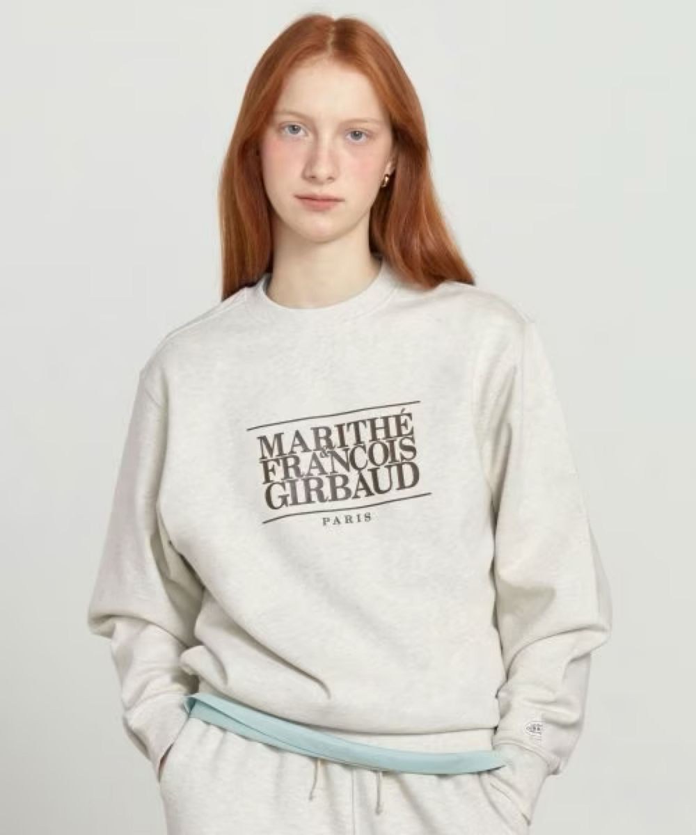 未使用 マリテフランソワジルボー スウェット ホワイト 刺繍ロゴ 2XL 未使用 マリテフランソワジルボー スウェット ホワイト 刺繍ロゴ 2XL