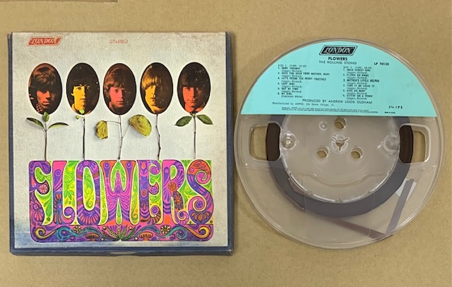 希少 4 TRACK 3 3/4 IPS Stereo ローリング・ストーンズ Rolling Stones フラワーズ Flowers London LPX70135 オープンリールテープ_画像4