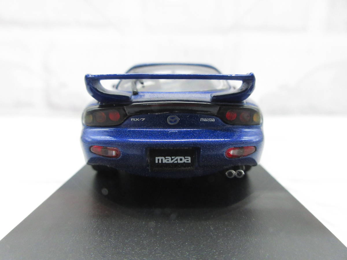 「かわいい～！」 ミニカー　1/43　京商　マツダ　RX-7　タイプR　バサースト　FD3S　2001　ブルー　モデルカー