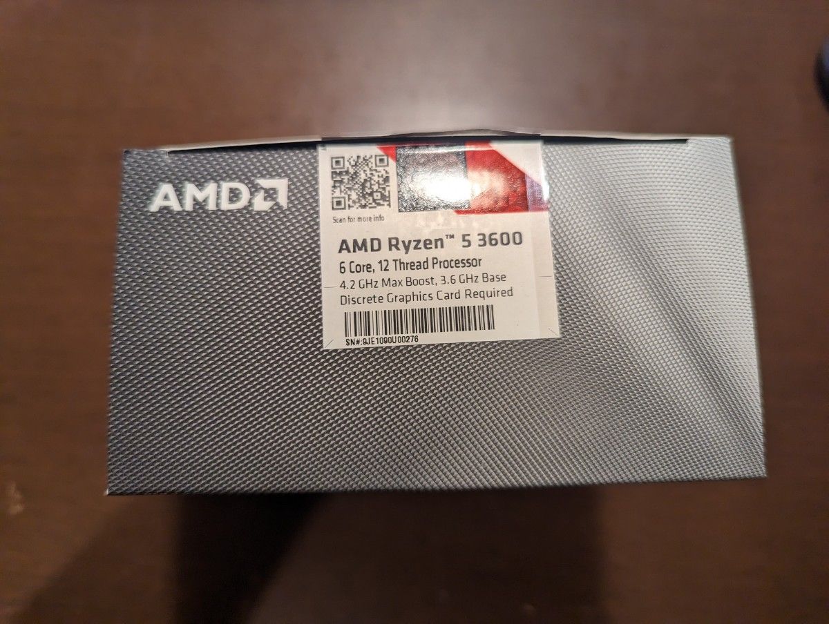 AMD Ryzen5 3600's  BOX