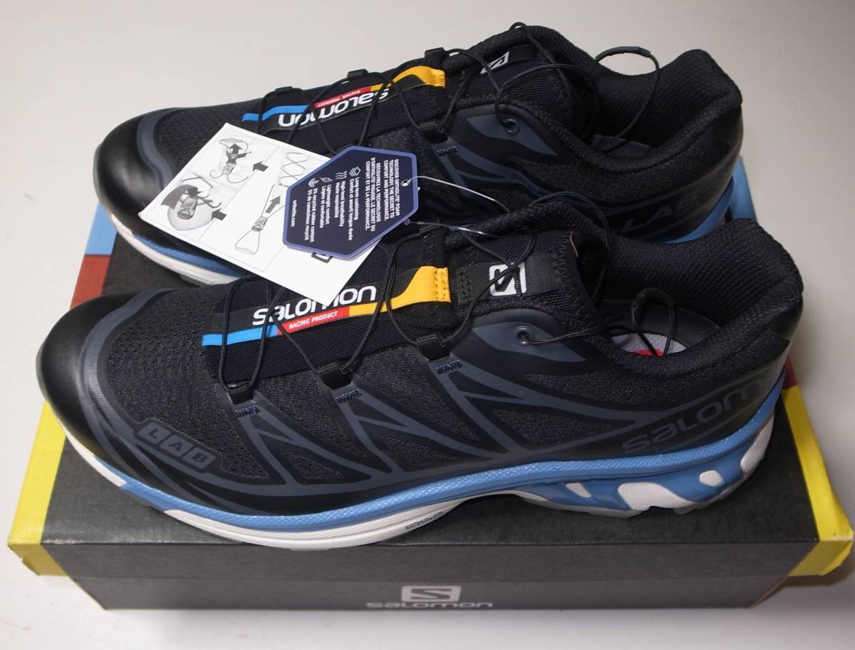 SALOMON XT-6 CLEAR スニーカー 28cm black blue