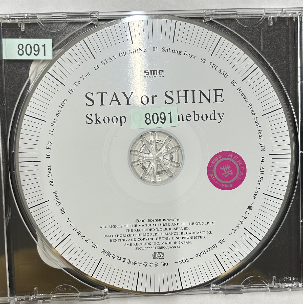 【送料無料】cd48033◆Skoop On Somebody/STAY OR SHINE（アルバム）/中古品【CD】_画像3