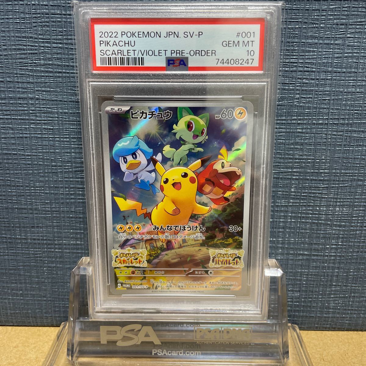 PSA10 ピカチュウ スカーレット バイオレット 早期購入特典 プロモ