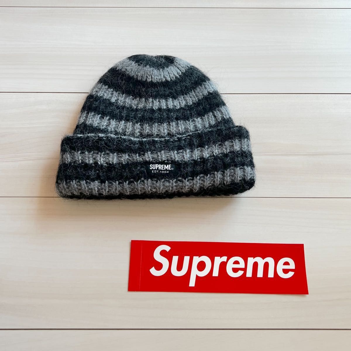 Supreme loose stripe beanie シュプリーム ルース　ストライプ ビーニーニット帽