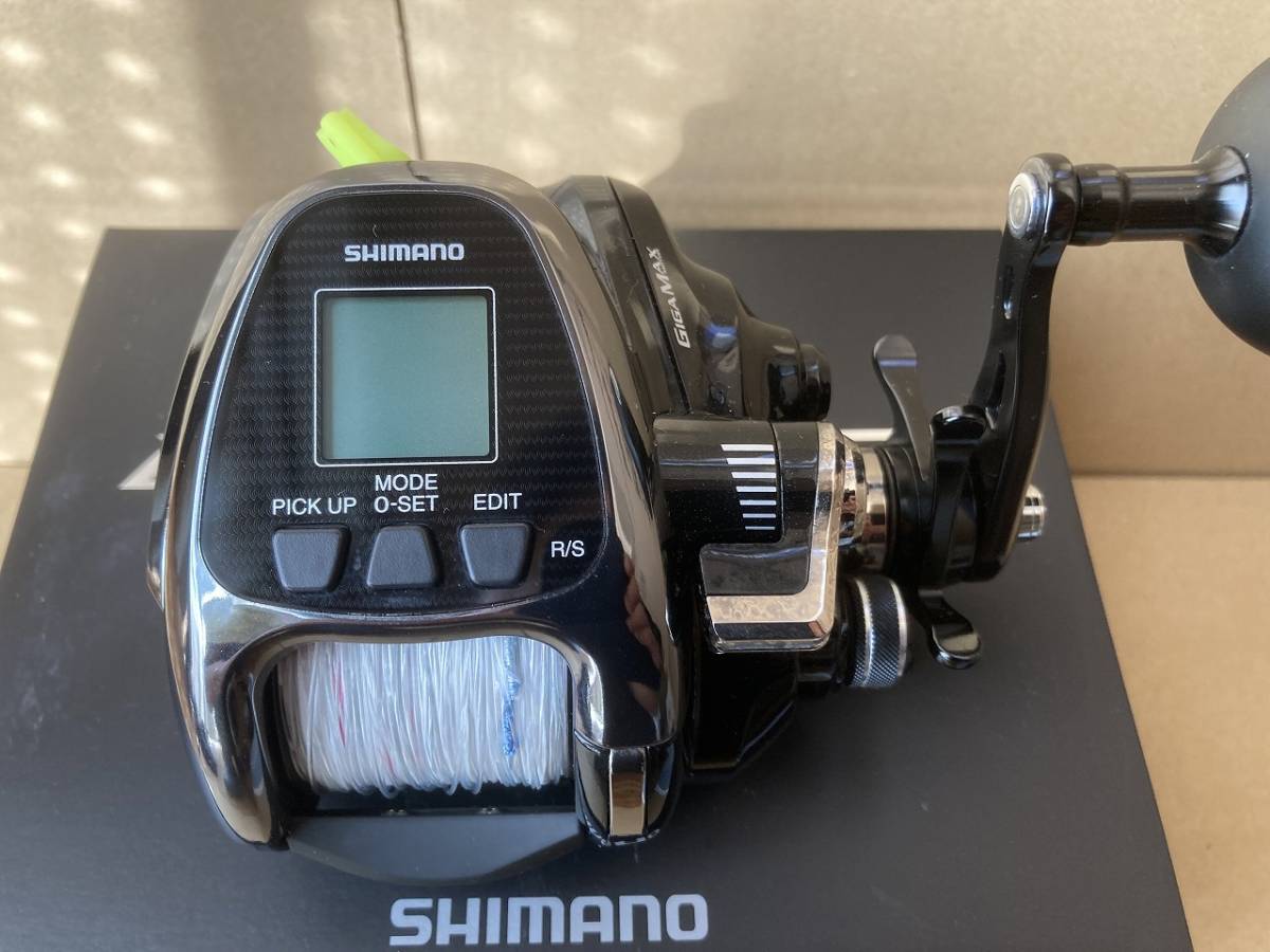 28時間使用のみ シマノ SHIMANO 19 ビーストマスター 2000 EJ バリバスPE単色4号300ｍ 7Ahバッテリー付属_画像5