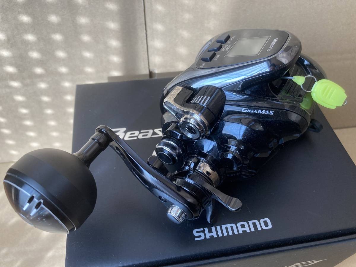 28時間使用のみ シマノ SHIMANO 19 ビーストマスター 2000 EJ バリバスPE単色4号300ｍ 7Ahバッテリー付属_画像3