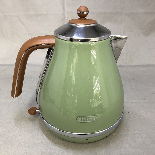 【中古品】DeLonghi（デロンギ）KBOV1200J-GR 電気ケトル（ 1.0L） 動作確認済み(管理番号：046110)_画像2