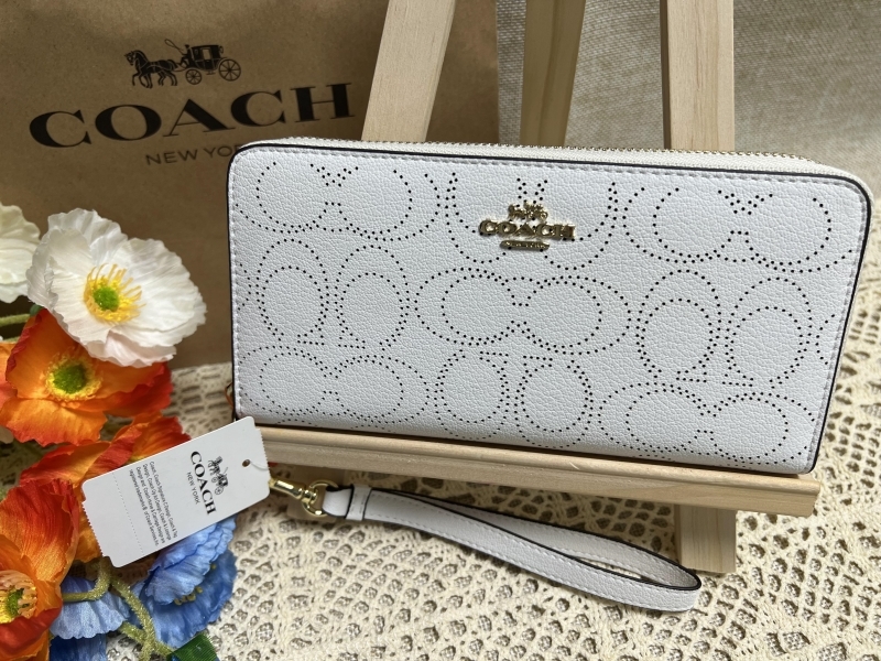 コーチ COACH 長財布 財布 シグネチャー ラウンドファスナー