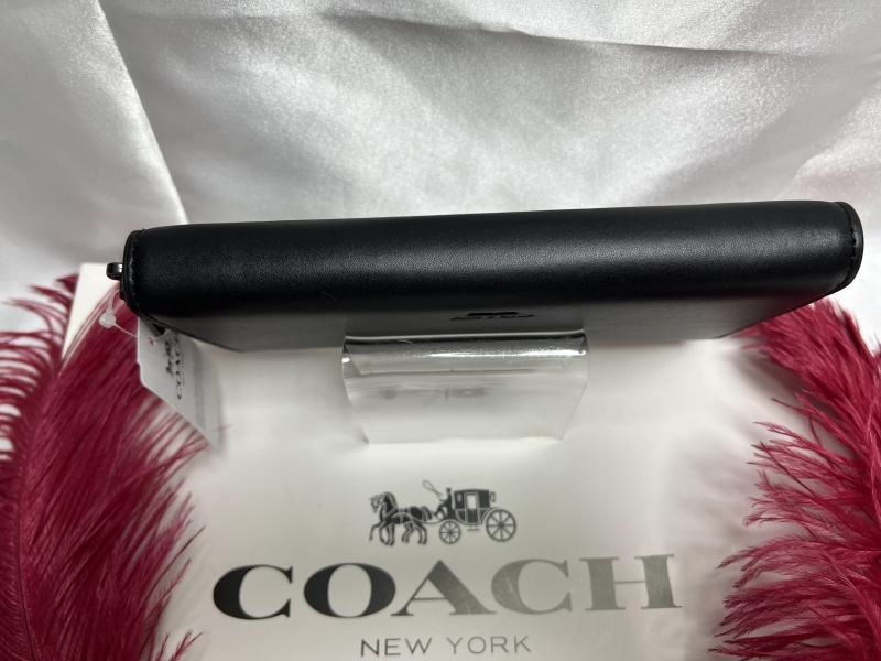 コーチ COACH 長財布 財布 パックマンコラボ黒 フューシャ レザー コーチ×パックマン コラボ レザー プレゼント 新品 未使用 F55736 A149_画像6