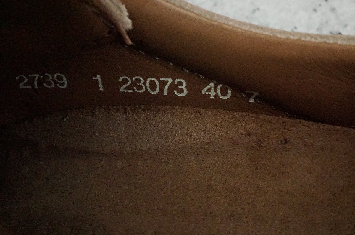 【送料無料】 26cm Footprints フットプリンツ ビルケンシュトック スエード シューズ ベージュ系 サイズ40 26ｃｍ_画像5
