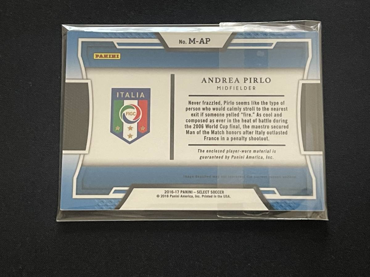 Andrea Pirlo【2016-17 Panini Select】Jersey Card_画像2