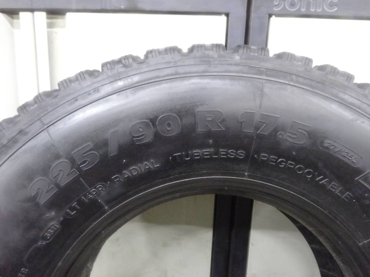 ミッシュラン 225/90R17.5 127/125L LT14PR スタッドレスタイヤ 1本_画像2