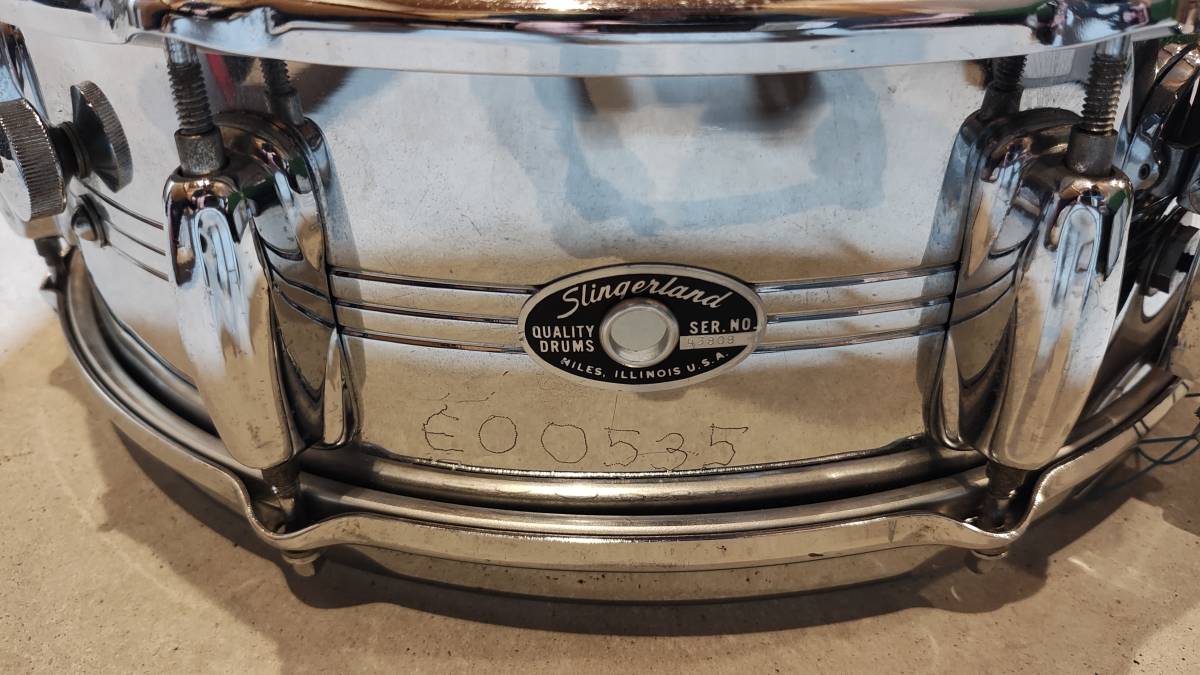 人気 【SLINGERLAND】スネア 14x5 COB 1970年代 スネア