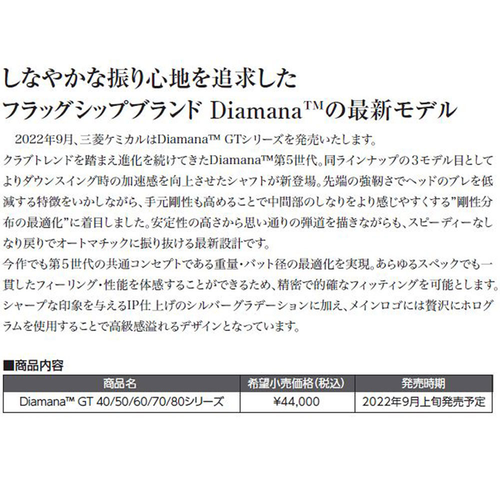 送料定額◎新品 MITSUBISHI Diamana GT 40 Flex-R2_画像2