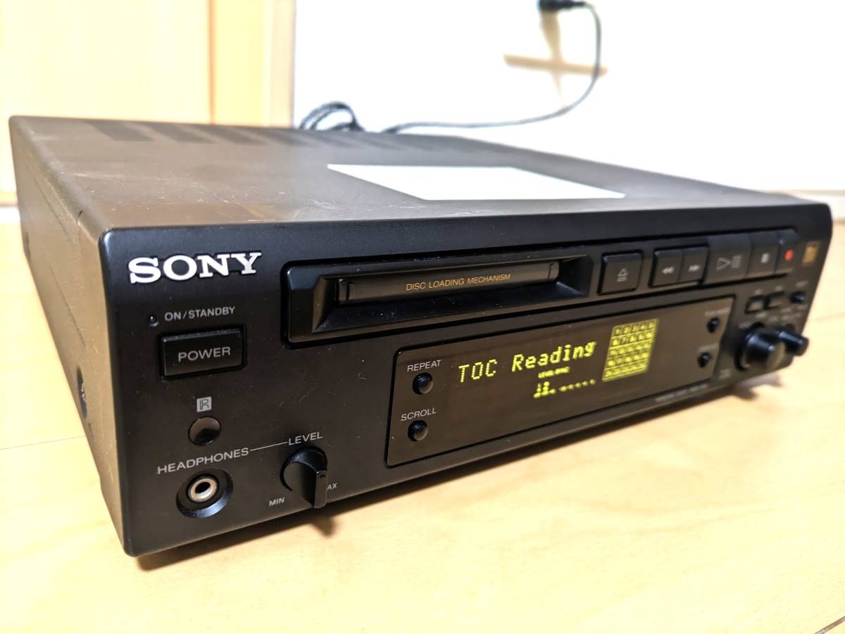 SONY MDデッキ MDS-S35 ジャンク品_画像3