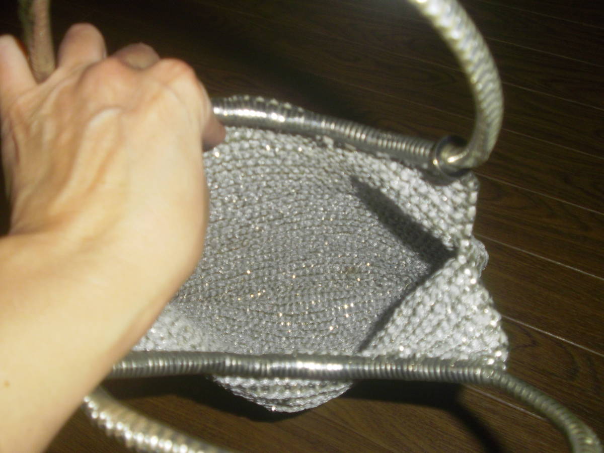 [ANTEPRIMA] Anteprima silver wire bag handbag silver ( used beautiful goods )