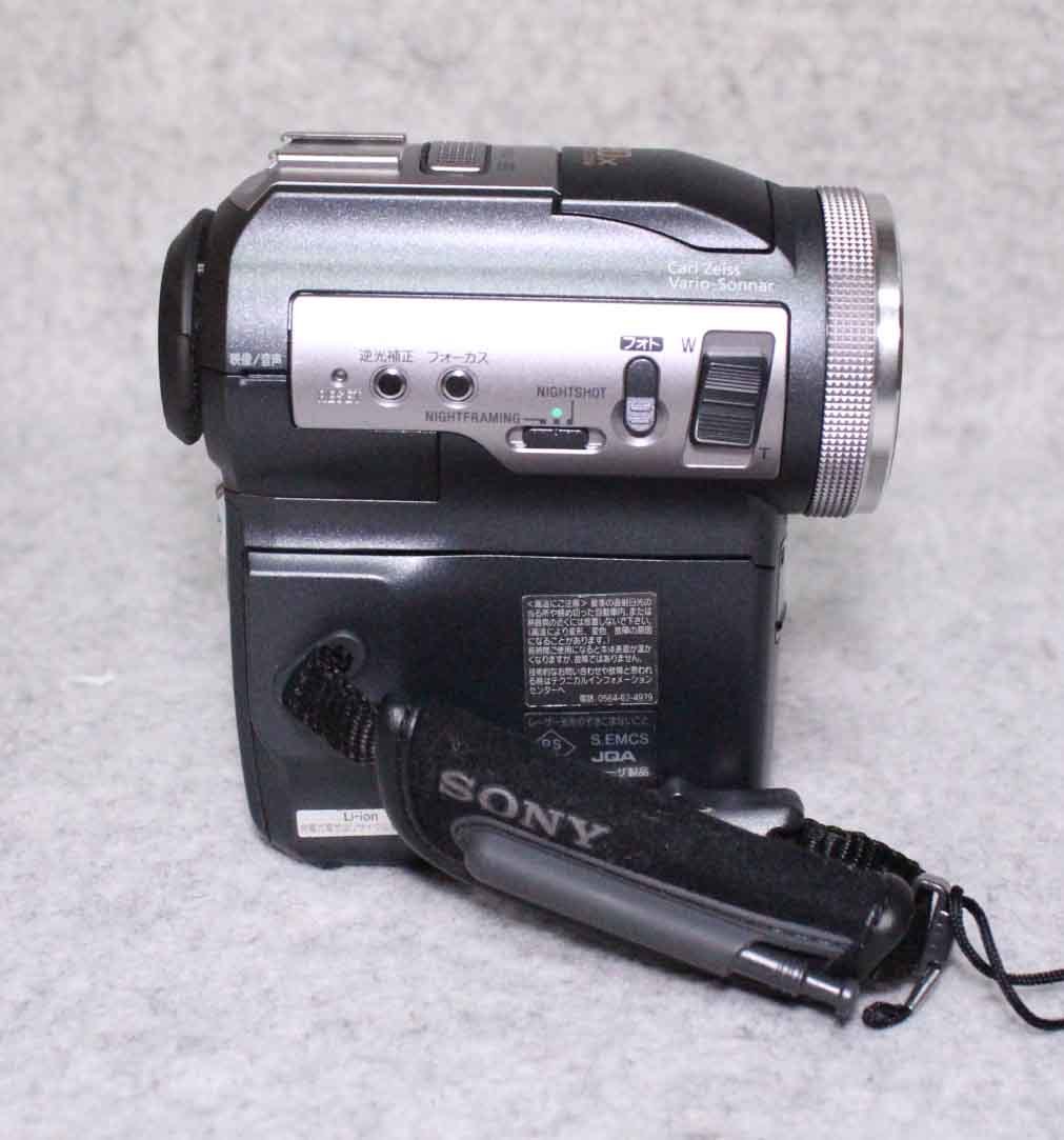 [ta109]ソニー　デジタル　ビデオカメラ　SONY DCR-PC300 カールツァイス carl zeiss sonnar handycam ハンディカム _画像3