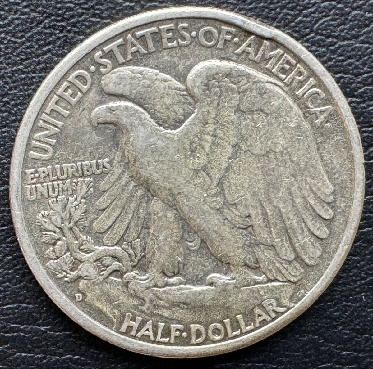アメリカ合衆国　19431/2ドラ銀貨　ウォーキングリバティ Aw