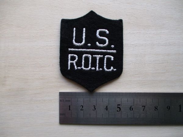 【送料無料】アメリカ軍U.S R.O.T.C 予備役将校訓練課程パッチ/ROTC米軍ワッペン80s空軍Reserve Officers' Training Corps将校PATCH M45_画像8