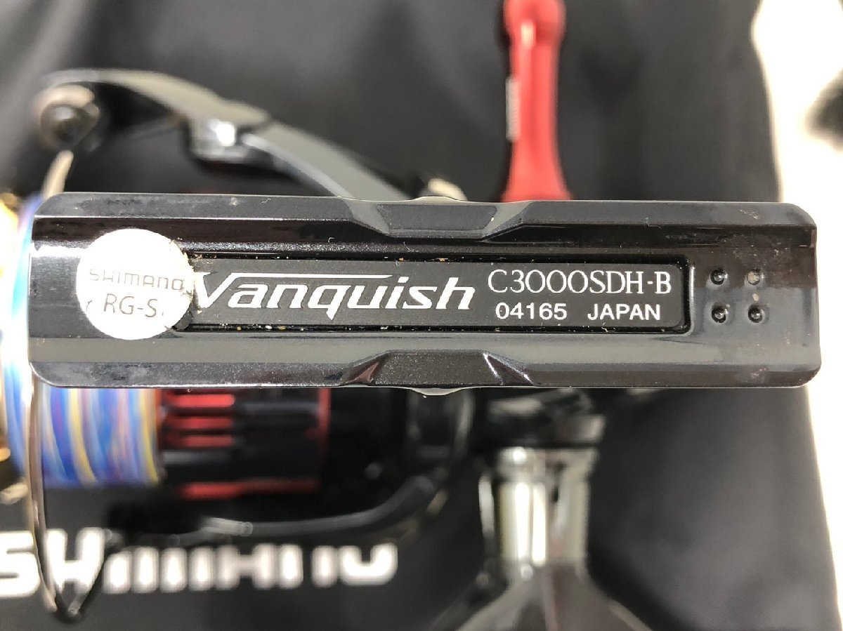 ◆SHIMANO シマノ Vanquish ヴァンキッシュ スピニングリール C3000SDH-B 釣具 中古◆10418★_画像4