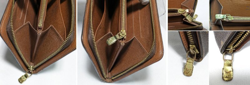 ▽Louis Vuitton ルイヴィトン ポルトモネジップ M61727 長財布 モノグラム 中古▽009932_画像10