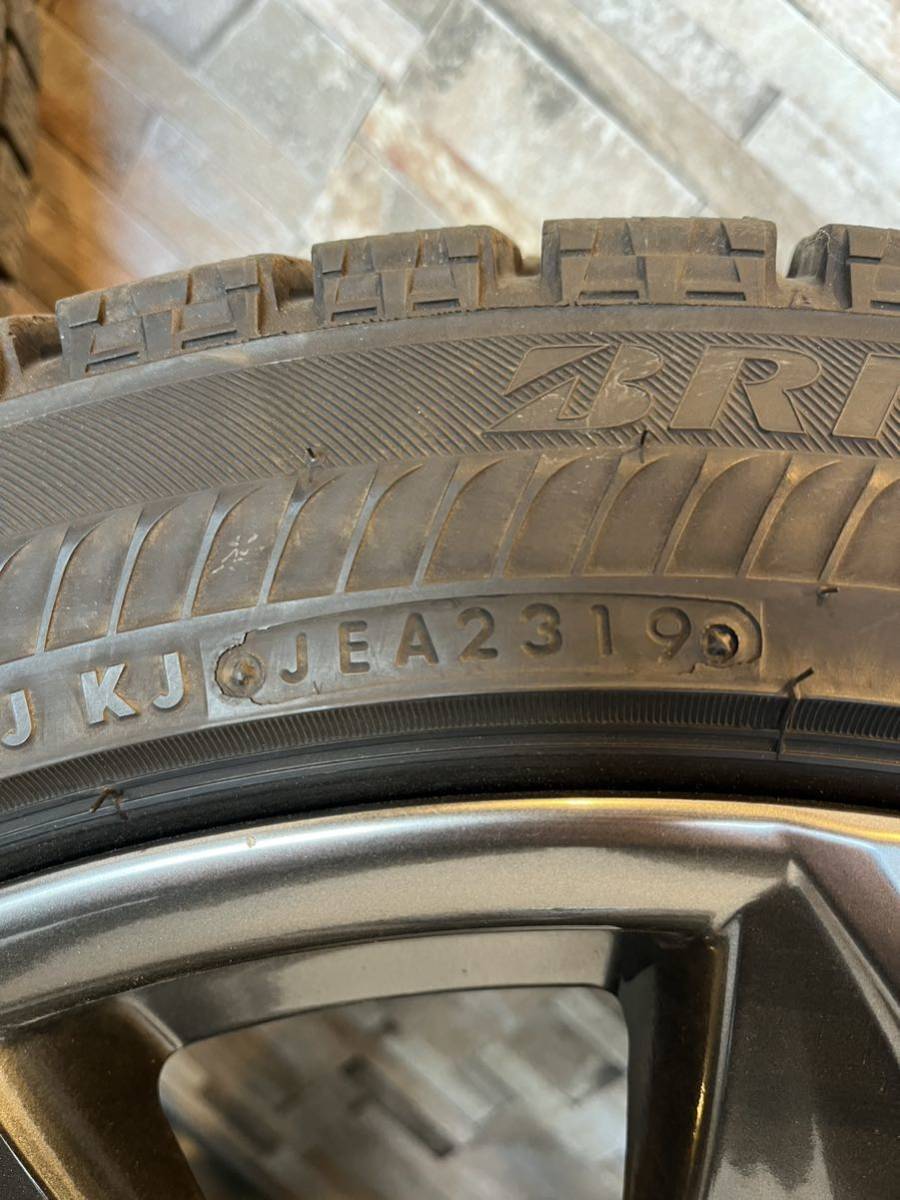 レクサスLS500 LS500h Fスポーツ 純正20インチ スタッドレスセット 245/45R20 9部山 ガリキズ無し 美品 ブリザックRFT _画像3