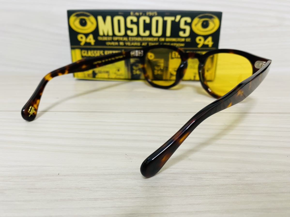 MOSCOT モスコット★レムトッシュ★サングラス★LEMTOSH★伊達眼鏡 鼈甲柄 人気カラー ボストン ウェリントン 未使用 美品_画像5