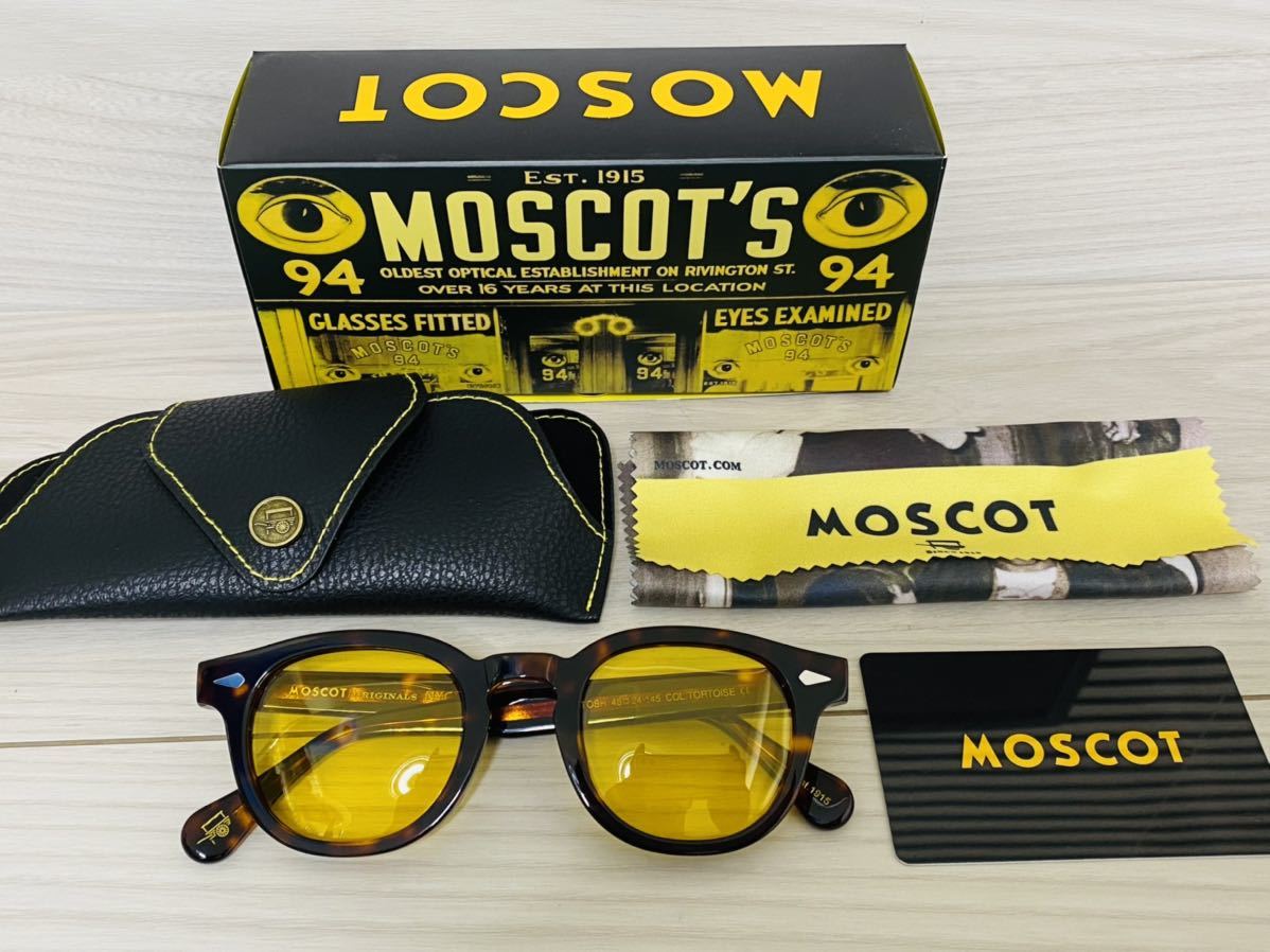 MOSCOT モスコット★レムトッシュ★サングラス★LEMTOSH★伊達眼鏡 鼈甲柄 人気カラー ボストン ウェリントン 未使用 美品_画像8