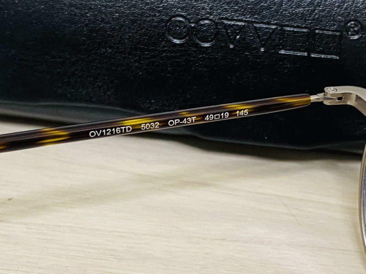 OLIVER PEOPLES オリバーピープルズ 眼鏡フレーム OV1216TD 5032 OP43-T★スクエア 鼈甲柄 未使用 美品_画像6