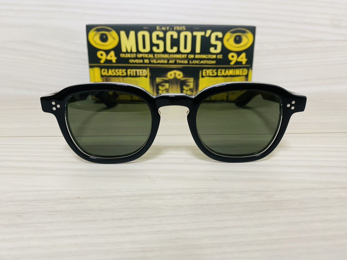 MOSCOT★モスコット サングラス★MOMZA★伊達眼鏡 スクエア ウェリントン★未使用 美品★_画像1