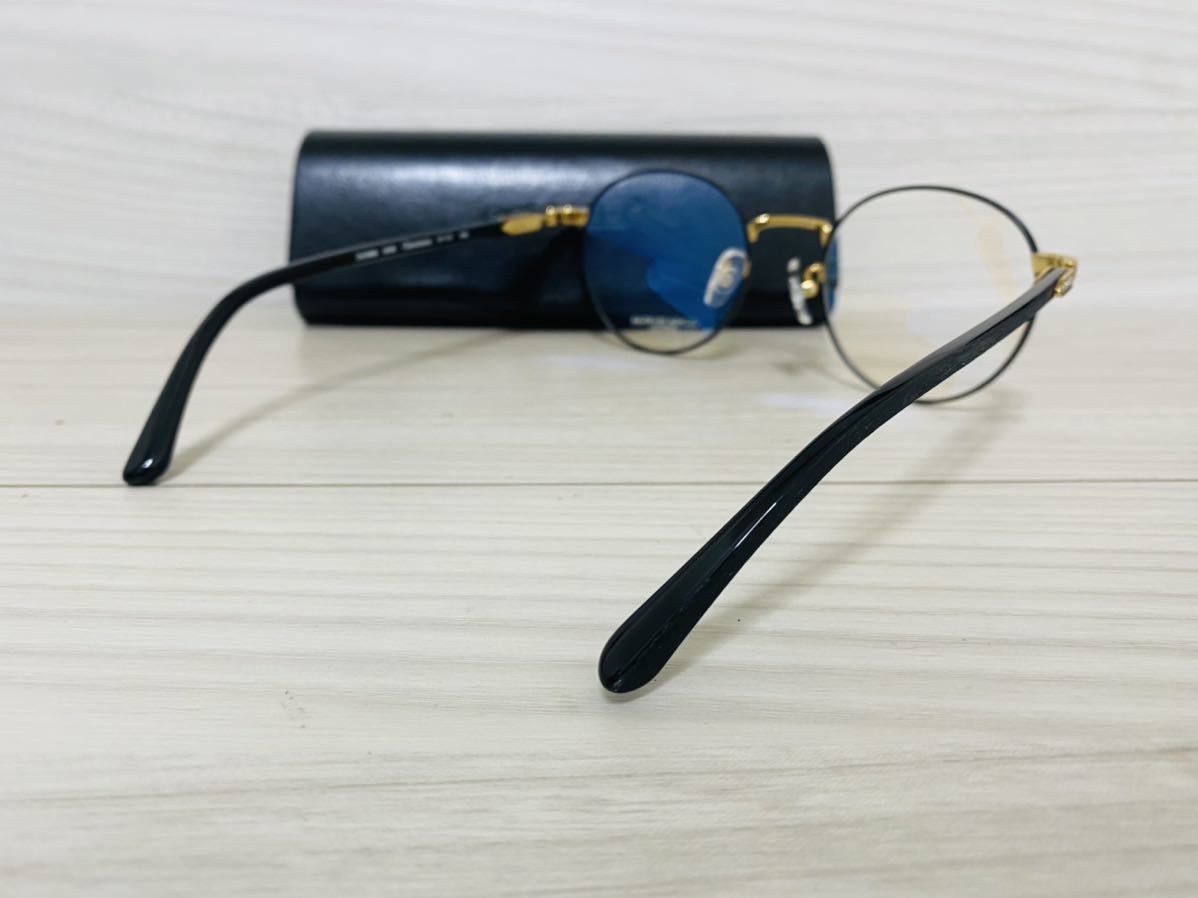 OLIVER PEOPLES オリバーピープルズ 眼鏡フレーム OV5988 5008 Chessman★ボストン ブラック ゴールド 未使用 美品★_画像5