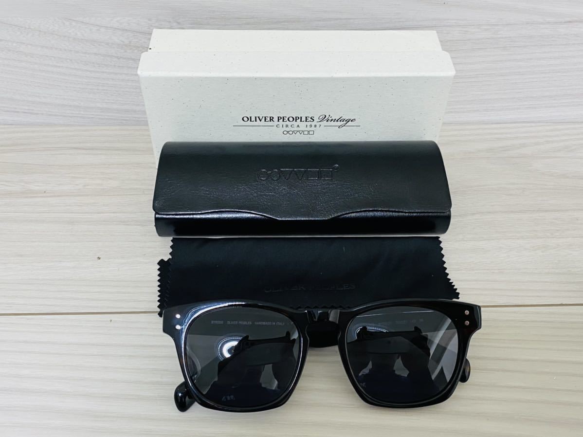 OLIVER PEOPLES オリバーピープルズ サングラス OV5310SU 1368★BYREDO★鼈甲柄 スクエア 伊達眼鏡 未使用 美品 _画像9