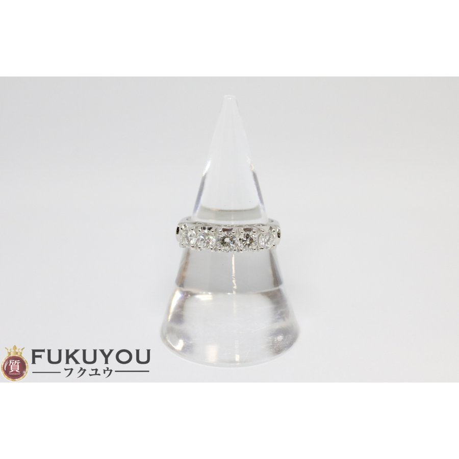 超特価激安の商品をすべて D1.00ct 5連ダイヤデザイン プラチナダイヤモンドリング Pt900 12号 仕上げ済み 指輪 5.2g プラチナ台