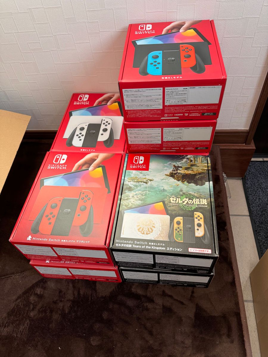 Nintendo Switch 有機ELモデル ホワイト 2台セット スイッチ Nintendo Switch 有機ELモデル ホワイト 2台セット スイッチ