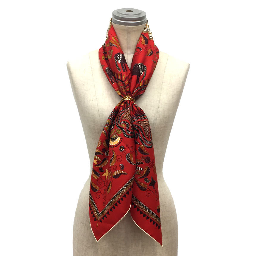 レア物 美品 HERMES エルメス スカーフ カレ90 CARRE KANTHA
