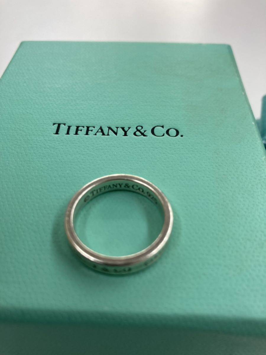 【A11C15】ティファニー シルバー 925 リング 指輪　TIFFANY アクセサリー tiffany 箱あり_画像2