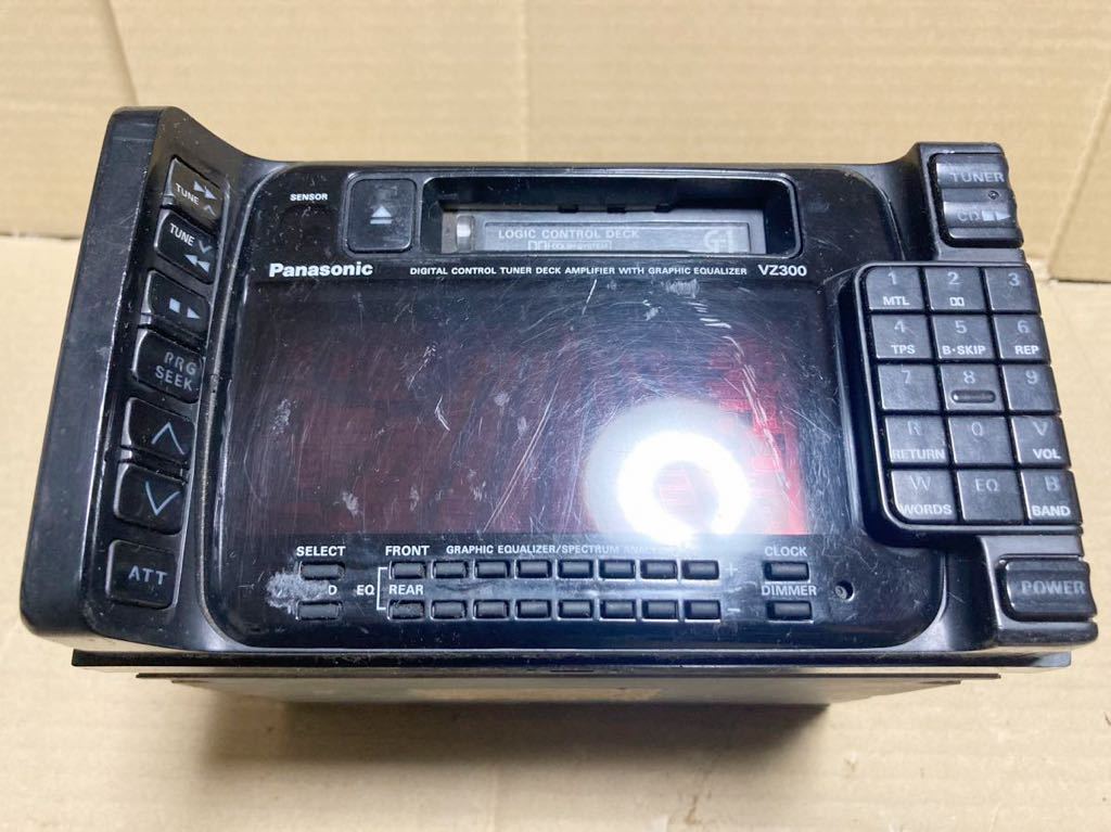 パナソニック CQ-VZ300 カセットデッキ テープ 当時物 動作OK パナソニック CQ-VZ300 カセットデッキ テープ 当時物 動作OK