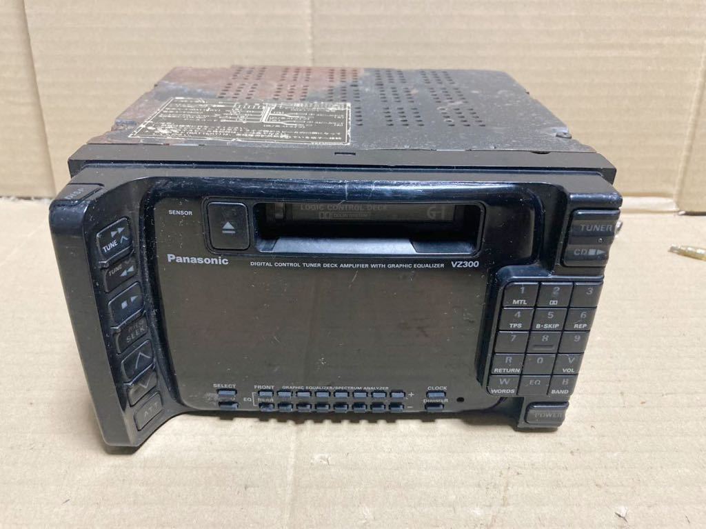 パナソニック CQ-VZ300 カセットデッキ テープ 当時物 動作OK パナソニック CQ-VZ300 カセットデッキ テープ 当時物 動作OK