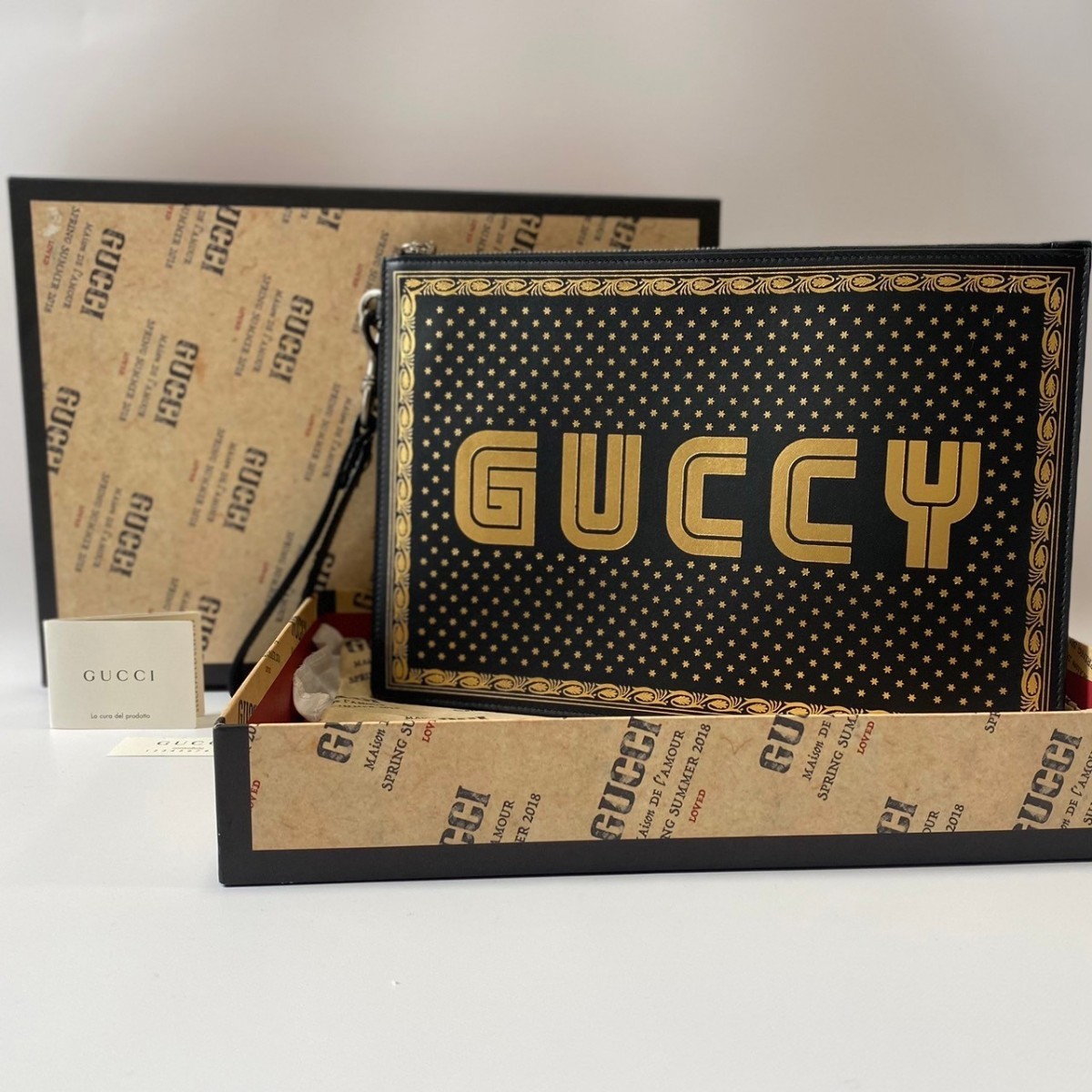 0891 GUCCI グッチ GUCCY クラッチバッグ 510489 コラボ 未使用品 SEGA