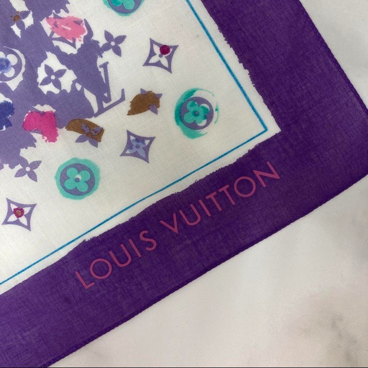 0720 LOUIS VUITTON ルイヴィトン エピス ハンカチーフ スカーフ