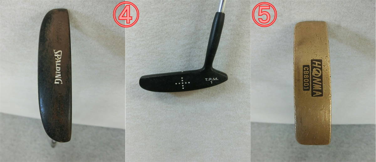 E828　ピン PING ホンマ HONMA 等 　パター１０本セット_画像5