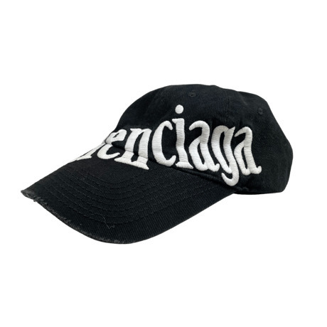 BALENCIAGA EMBROIDERY LOGO CAP バレンシアガ 総柄刺繍キャップ 帽子 L ロゴ Yahoo!フリマ（旧）のサムネイル