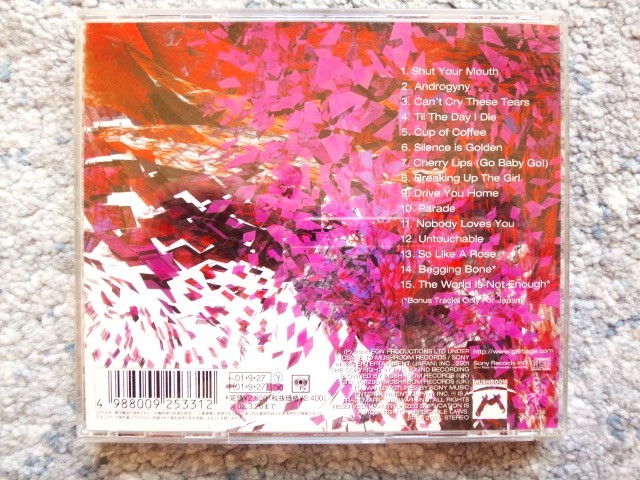 A【 GARBAGE ガービッジ / Beautiful Garbage 】国内盤（解説・訳詞付き）CDは４枚まで送料１９８円_画像2