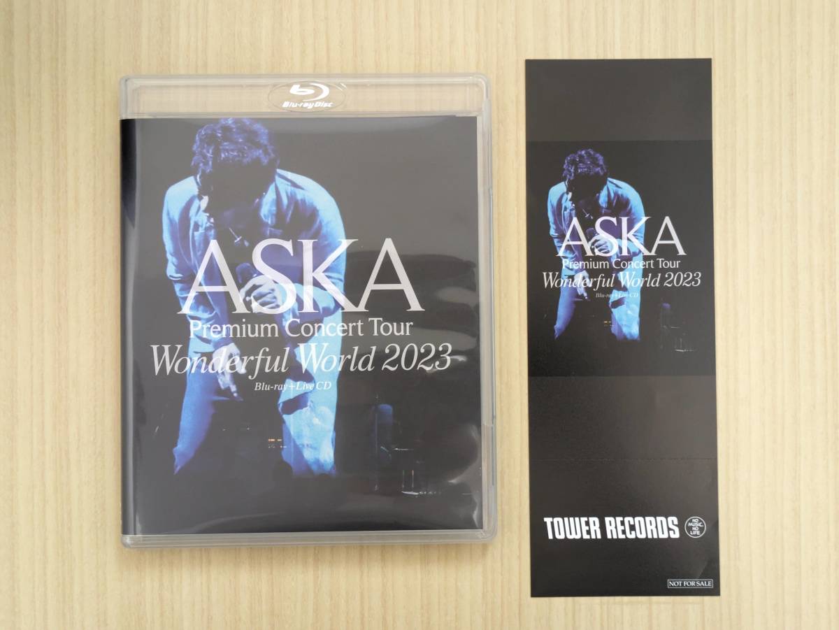 ASKA Premium Concert Tour Wonderful World 2023 Blu-ray+Live CD (シリアルナンバーあり、タワレコ特典付)_画像1