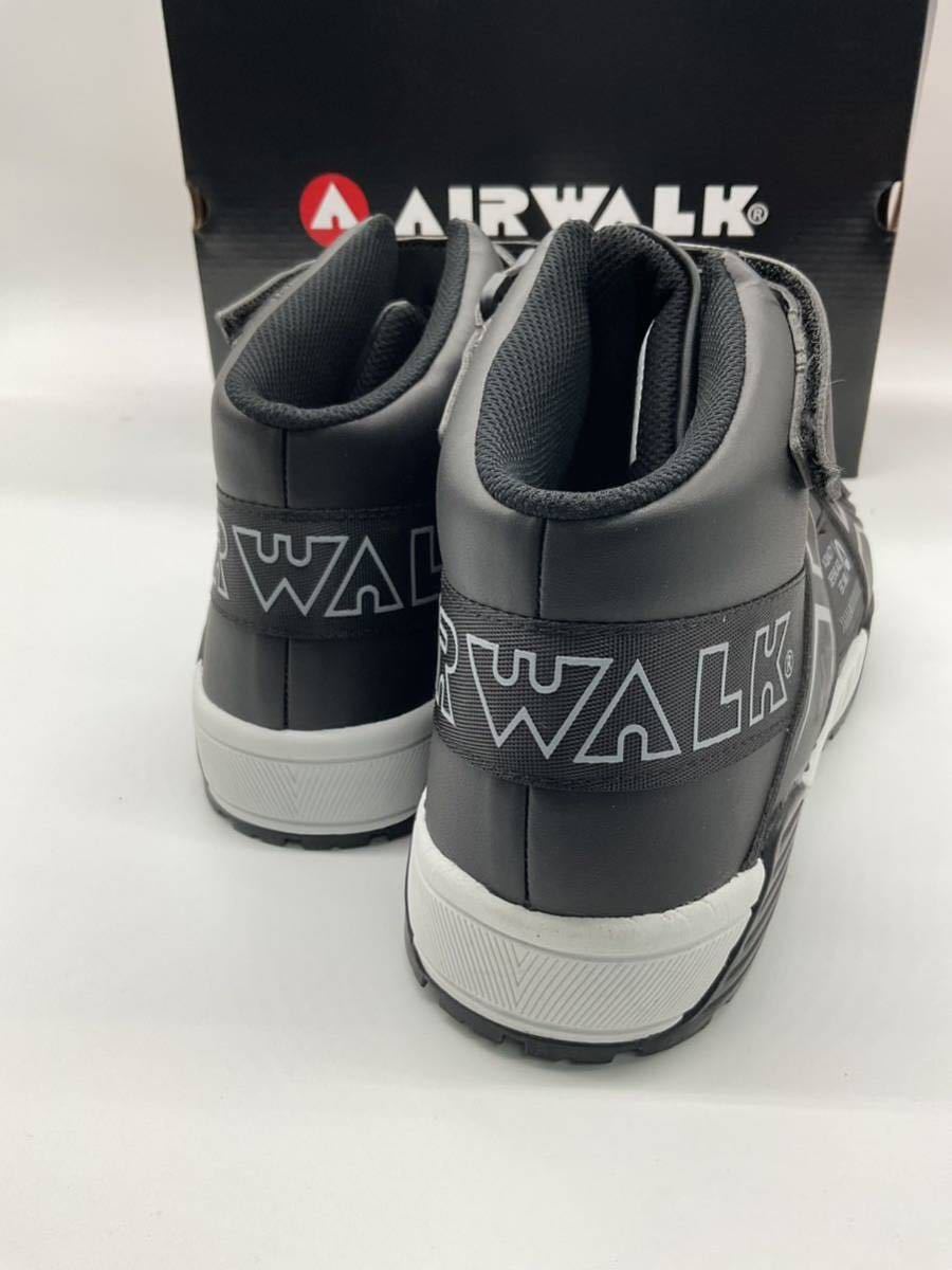  черный 26.5cm AIR WALK ремень линия AW-970 полимер . сердцевина легкий спортивные туфли новый товар не использовался безопасная обувь воздушный walk 