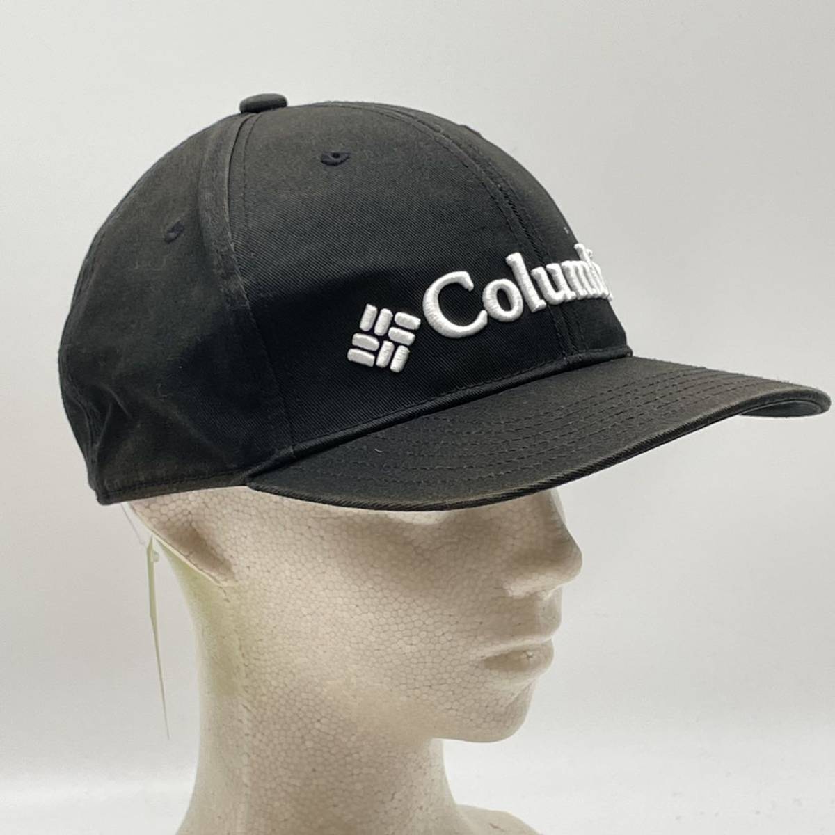 KO1024□Columbia コロンビア キャップ 野球帽 帽子 ブラック コットン ロゴ刺繍 PU5522 O/Sサイズ_画像3