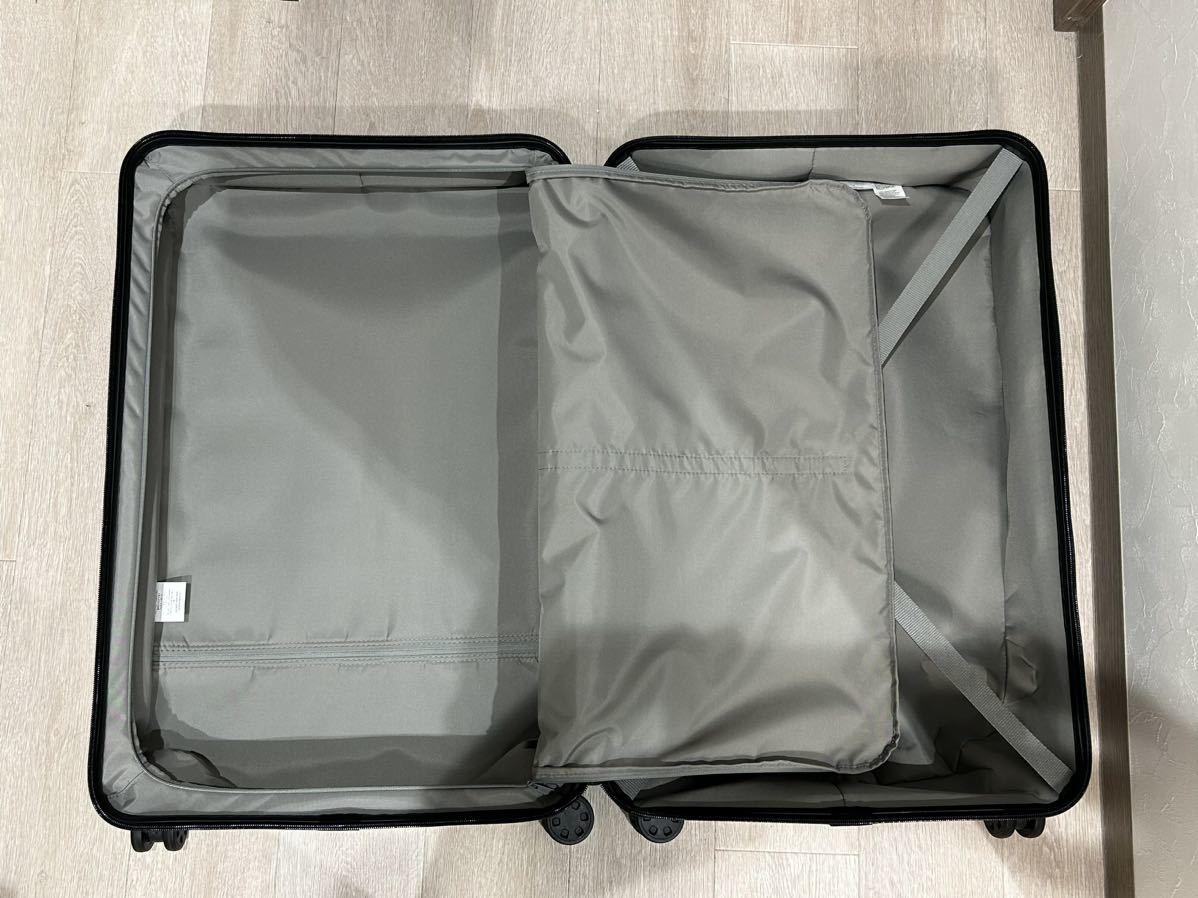 無印良品　バーを自由に調整できるハードキャリーケース　75L ネイビー　muji スーツケース　バッグ_画像6