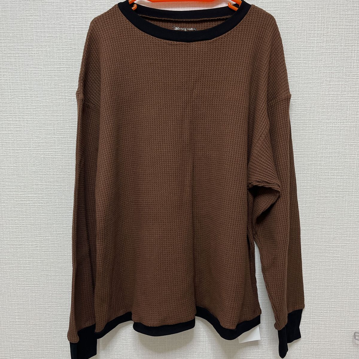 新品タグ付き　muguet unisex bi-color thermal tops ミュゲ