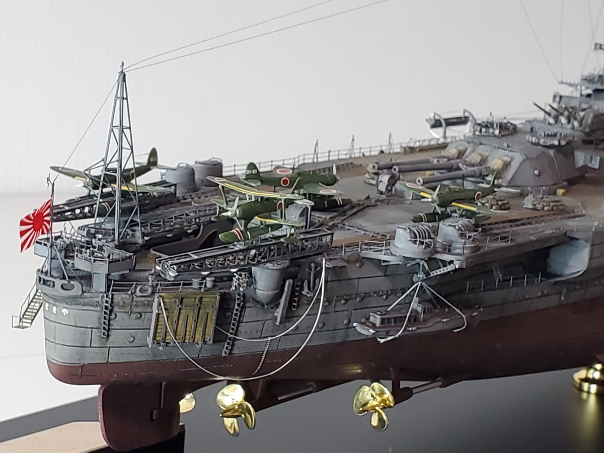 ◆完成品☆1/350日本海軍☆ 戦艦大和◆☆精密模型☆セミオーダーアクリメイトケース付き☆タミヤ大和PREMIUMキット☆保険加入_画像5