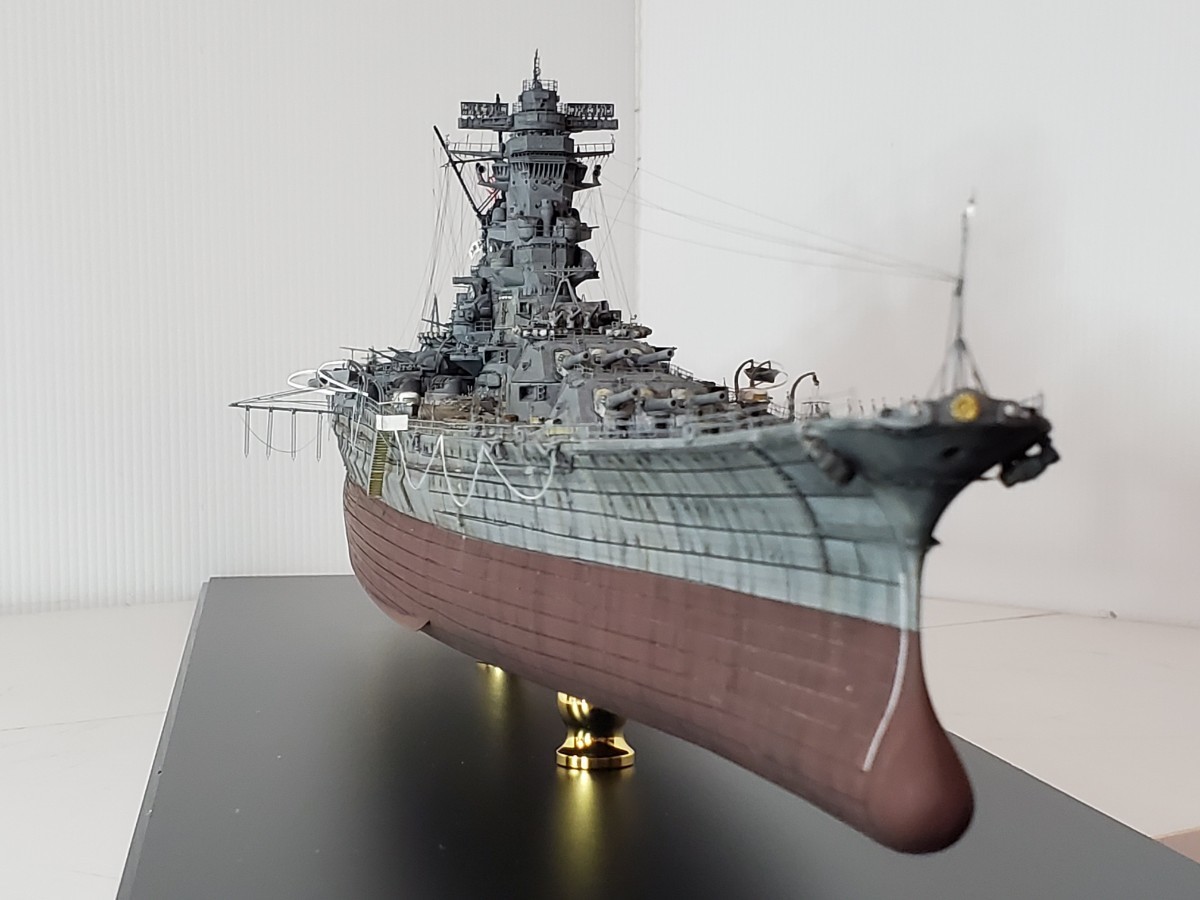 ◆完成品☆1/350日本海軍☆ 戦艦大和◆☆精密模型☆セミオーダーアクリメイトケース付き☆タミヤ大和PREMIUMキット☆保険加入_画像6